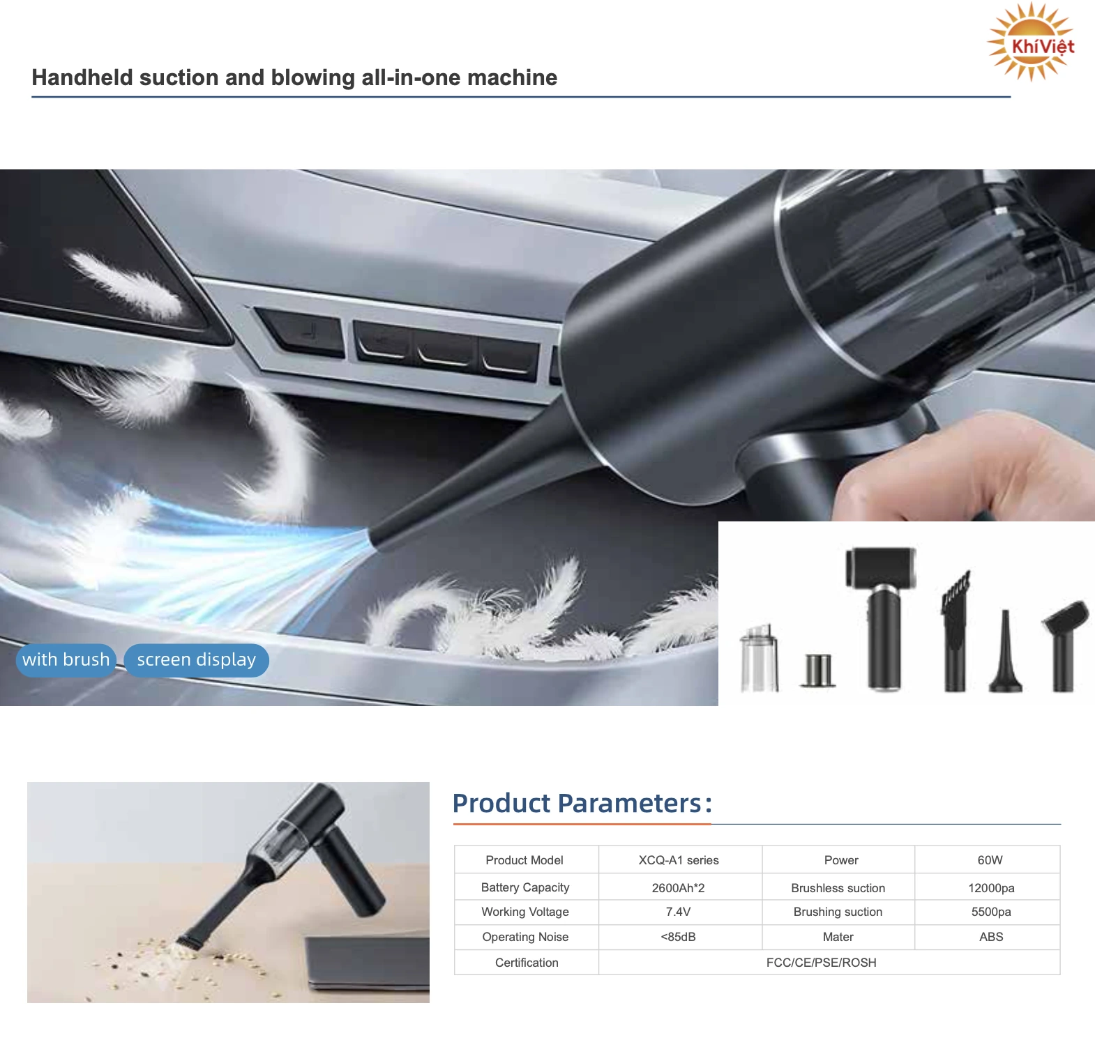 Handheld Suction and Blowing All-in-One Machine